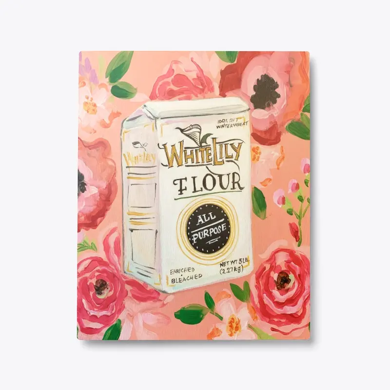 White Lily Flour Art Prints